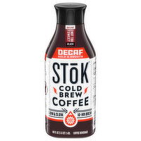 Stok Decaf Cold Brew Bold & Smooth Black Coffee Beverage, 48 Fluid ounce