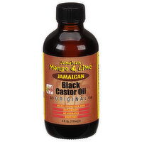 Jamaican Mango & Lime Black Castor Oil, Original, Jamaican, 4 Fluid ounce