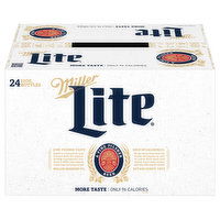 Miller Lite American Light Lager Beer, 4.2% ABV, 24 Each