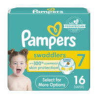 Pampers Swaddlers Swaddlers Active Baby Diaper Size 7, 16 Each