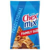 Chex Mix Savory Traditional Snack Mix Family Size, 13.5 Ounce
