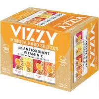 Vizzy Hard Seltzer, Mimosa Variety Pack, 12 Pack, 144 Fluid ounce