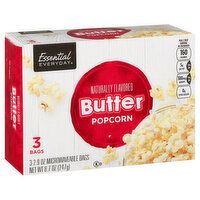 Essential Everyday Popcorn, Butter, 3 Each