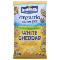 Lundberg Rice Cake, Organic, White Cheddar, Minis, 5 Ounce