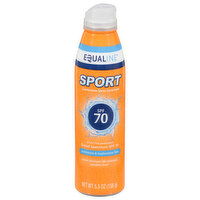 Equaline Sport Sunscreen, Continuous Spray, Broad Spectrum SPF 70, 5.5 Ounce