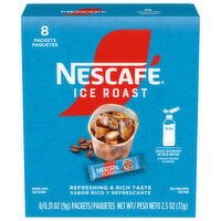 Nescafe Coffee, Ice Roast, Instant, 8 Each