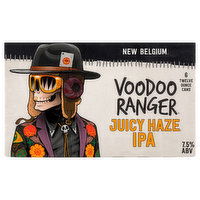 Voodoo Ranger Beer, Juicy Haze IPA, 6 Each