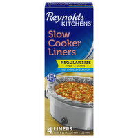 Reynolds Kitchens Slow Cooker Liner, Regular Size, 4 Each