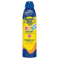 Banana Boat Sunscreen Lotion Spray, Kids, Sport, Broad Spectrum, SPF 50+, Family Size, 9.5 Ounce