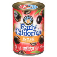 Early California Olives, Pitted Ripe, Jumbo, 5.75 Ounce