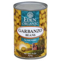 Eden Organic Garbanzo Beans, 15 Ounce