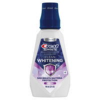 Crest 3D White 3D White Glamorous White Mouthwash, Alcohol Free, Helps Prevent Stains, Arctic Mint, 32 Fluid ounce