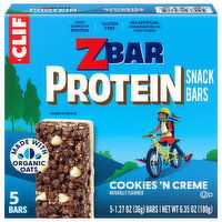 Zbar Cookies 'N Creme Protein Snack Bars, 5 Each
