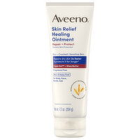 Aveeno Repair + Protect Triple Oat + Shea Butter Skin Relief Fragrance Free Healing Ointment, 7.2 Ounce