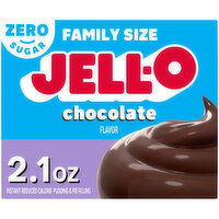 Jell-O Zero Sugar Chocolate Flavor Instant Pudding & Pie Filling, 2.1 Ounce