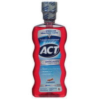 Act Fluoride Mouthwash, Anticavity, Cinnamon, Zero Alcohol, 18 Fluid ounce