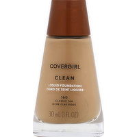 CoverGirl Clean Liquid Makeup, Normal Skin, Classic Tan 160, 1 Ounce