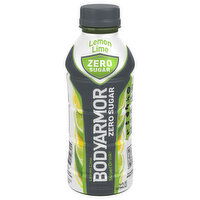 BodyArmor SuperDrink, Zero Sugar, Lemon Lime, 16 Fluid ounce