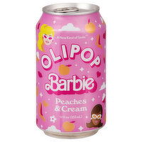 Olipop Soda, Barbie, Peaches & Cream, 12 Fluid ounce