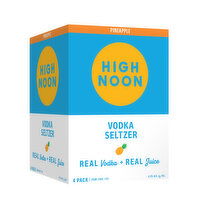 High Noon Pineapple Vodka Hard Seltzer 355ml Can 4pk, 355 Millilitre