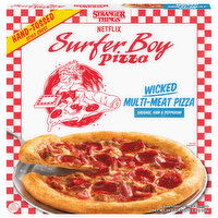 Surfer Boy Pizza Pizza, Hand-Tossed Style Crust, Wicked Multi-Meat, 24.2 Ounce