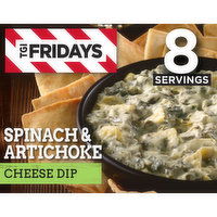 TGI Fridays Spinach & Artichoke Cheese Dip Frozen Snack, 8 Ounce