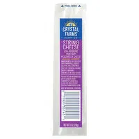 Crystal Farms String Cheese, Part-Skim, Mozzarella, Low-Moisture, 1 Ounce