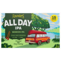 Founders Beer, Session IPA, All Day, 15 Each