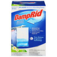 DampRid Moisture Absorber, Fresh Scent, Hanging Bag, 3 Pack, 3 Each