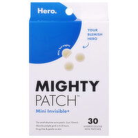 Hero Mighty Patch Invisible+ Hydrocolloid Mini Patches, 30 Each