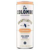 La Colombe Cold Brew, with Milk, Draft Latte, Caramel, 11 Fluid ounce