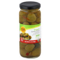 Wild Harvest Olives, Green, Organic, Stuffed with Sliced Pimiento, 6.7 Ounce