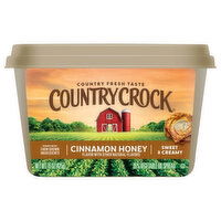 Country Crock Vegetable Oil Spread, 35%, Cinnamon Honey, 15 Ounce