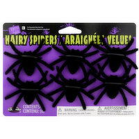 Fun World Hairy Spiders, 6 Each