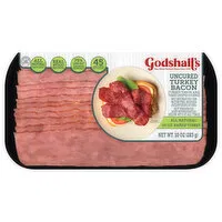 Godshall's Turkey Bacon, Uncured, 10 Ounce