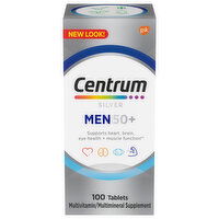 Centrum Multivitamin/Multimineral Supplement, Men 50+, Tablets, 100 Each