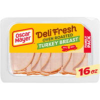 Oscar Mayer Oven Roasted Turkey Breast Sliced Lunch Meat Family Size, 16 Ounce