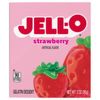 Jell-O Strawberry Gelatin Dessert Mix, 3 Ounce