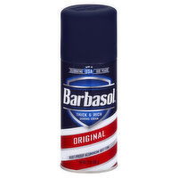 Barbasol Shaving Cream, Thick & Rich, Original, 7 Ounce