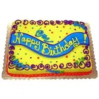 Cub Happy Birthday Sheet Cake, 1 Each