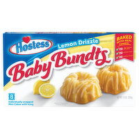 Hostess Baby Bundts Cakes, Lemon Drizzle, 8 Each