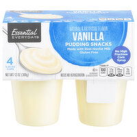 Essential Everyday Pudding Snacks, Vanilla, 4 Each