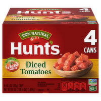 Hunt's Tomatoes, Diced, 4 Each