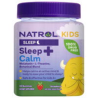 Natrol Kids Sleep + Calm, Gummies, Strawberry, 60 Each