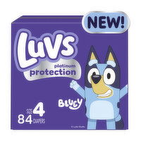 Luvs Platinum Protection Platinum Protection Baby Diapers, Size 4, 84 Each