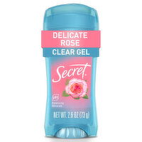 Secret Secret Fresh Clear Gel Antiperspirant and Deodorant, Delicate Rose Scent, 2.6 oz, 2.6 Ounce