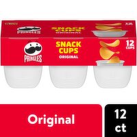 Pringles Snack Stacks Potato Crisps Chips, Original, Snack Cups, 8 Ounce