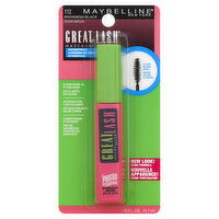 maybelline Great Lash Mascara, Waterproof, Brownish Black 112, 0.43 Ounce