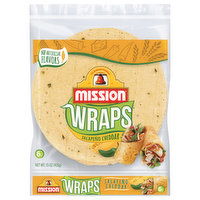 Mission Wraps, Jalapeno Cheddar, 6 Each