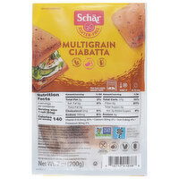 Schar Ciabatta, Gluten-Free, Multigrain, 7 Ounce